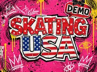 SKATING USA cover